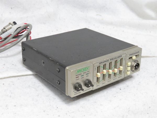 現状品 ミッキー MK-151 グラフィックイコライザー プロセッサー