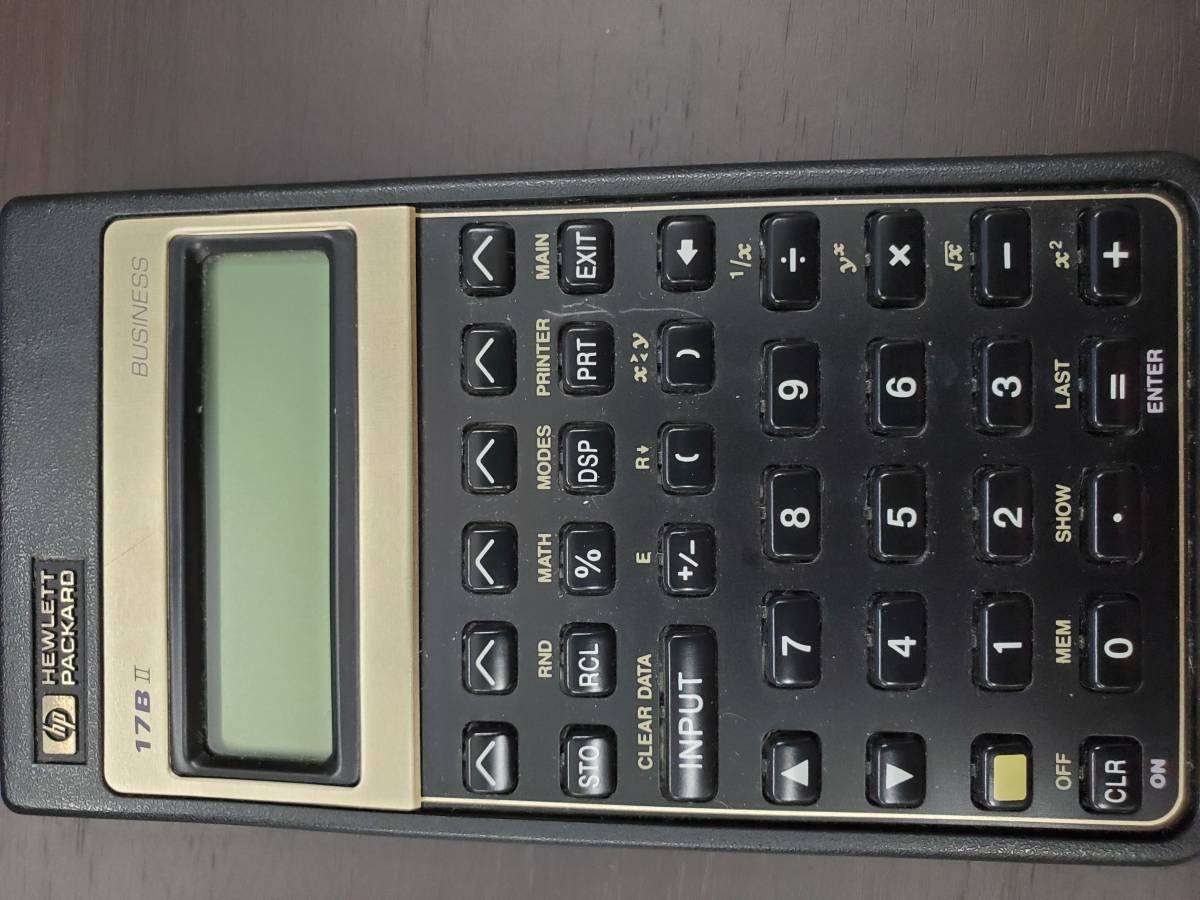 HP 17B2 金融電卓の落札情報詳細 ヤフオク落札価格検索 オークフリー