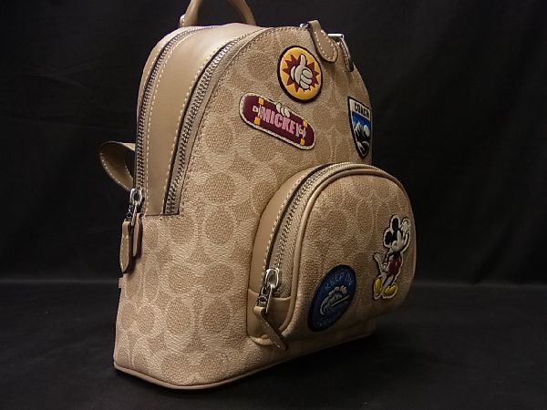 極美品✨　コーチ　リュック　pvc レザー　シグネチャー　ブラウン 極美品 コーチ リュック バックパック ブラウン シグネチャー PVC