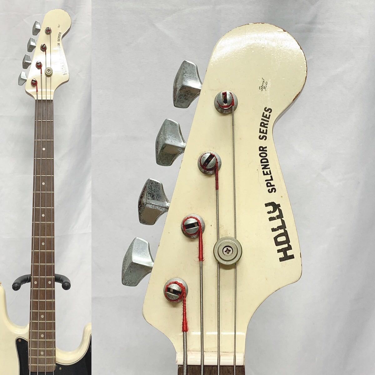 Holly ホーリー エレキベース ギター ホワイト Splendor Series スプレンダーシリーズ 白 R尼0527 の落札情報詳細 ヤフオク落札価格情報 オークフリー スマートフォン版