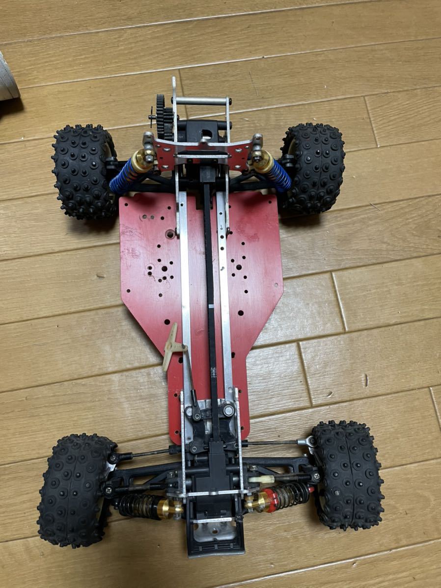 当時モノ 京商 オプティマ ホットトリック シャーシ ベルトドライブ