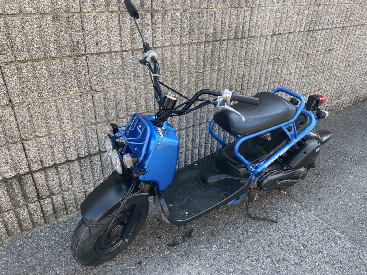 売り切り 1 500台限定車 ワンオーナー車 ホンダ Zoomer ズーマー Af58型 ブルーm キャブoh 駆動系 ブレーキ 電装系点検済み の落札情報詳細 ヤフオク落札価格情報 オークフリー スマートフォン版
