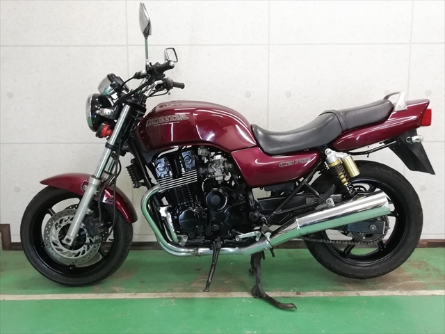 HONDA バイクタンク ワインレッドCB750 RC42 価格高騰中 程度良好 CB750 RC42 ワインレッド ブラックエンジン 即決