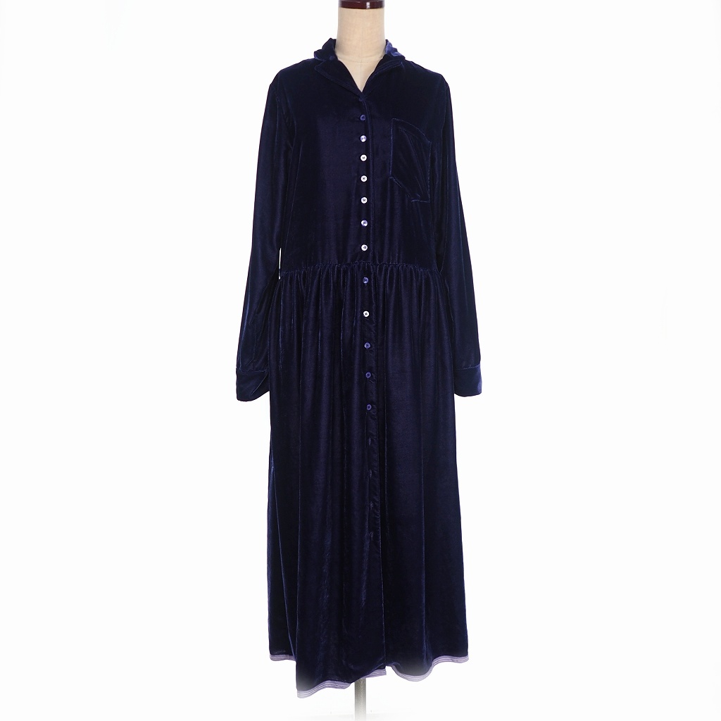 MM6 ハイネック ベロア ロング ワンピース マキシ丈 イタリア製 MM6 ベロアワンピース MM6 ハイネック ベロア ロング ワンピース