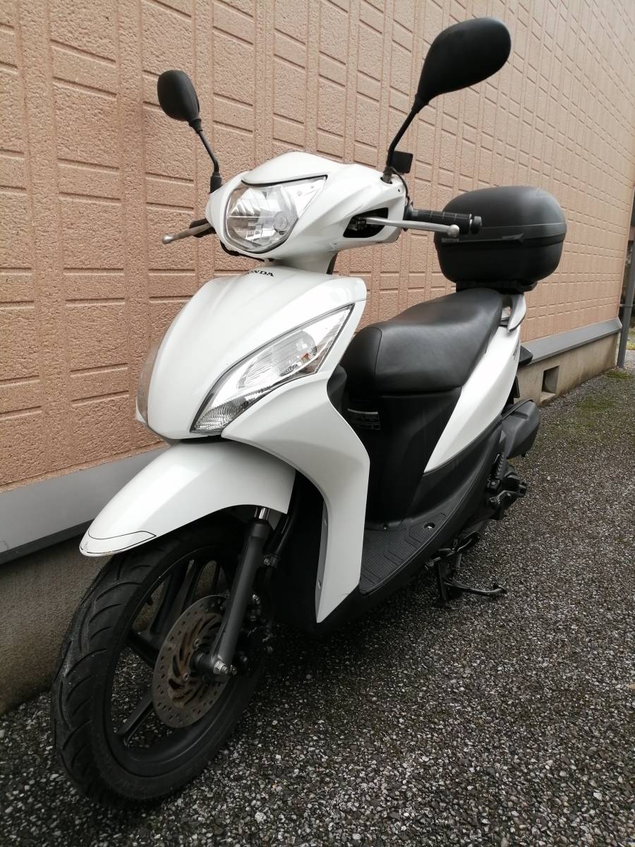 Dio110 JF31 超美車 白 グリップヒーター リアボックス 自賠責2022年2 ...