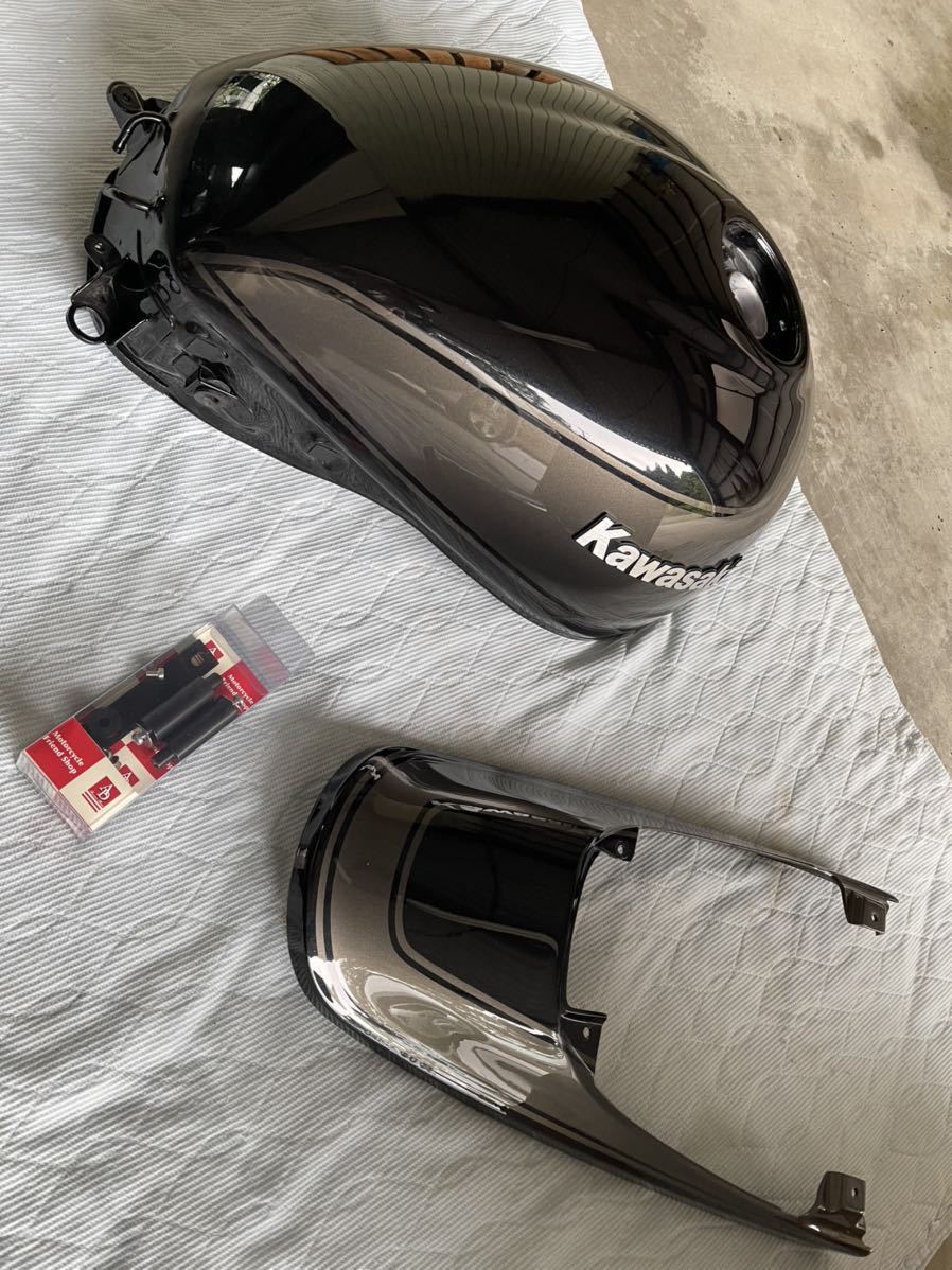 z900rs 外装セット タンク テールカウル ガンメタ 火の玉 オールペン