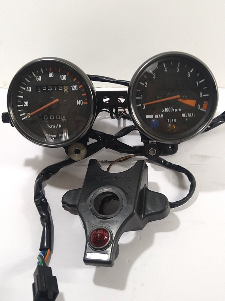 ホンダ　XL250R MD03 スピードメーター　タコメーター HONDA ホンダ XL250R MD03 純正スピード・タコメーター ステー