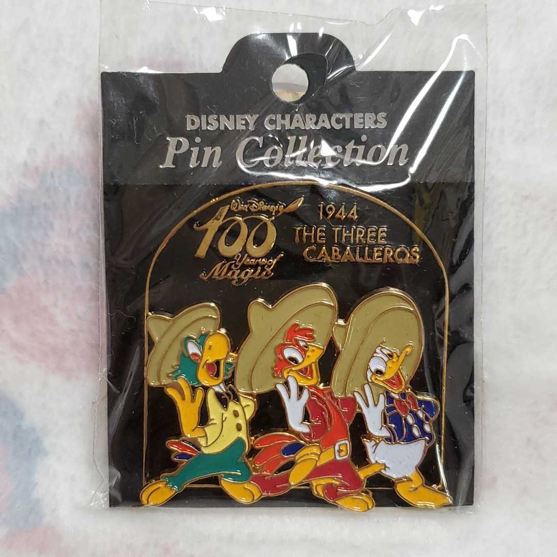 ディズニー ピンバッジ 三人の騎士 ドナルド ホセ パンチート Disney