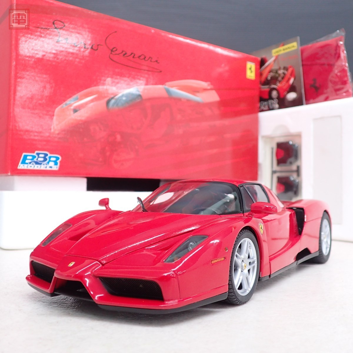 中古】京商 BBR エンツォフェラーリ 1/18 レッド HE180001