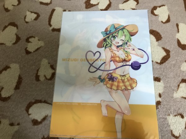 やや傷や汚れあり （詳細）】B080クリアファイル 東方Project 水着