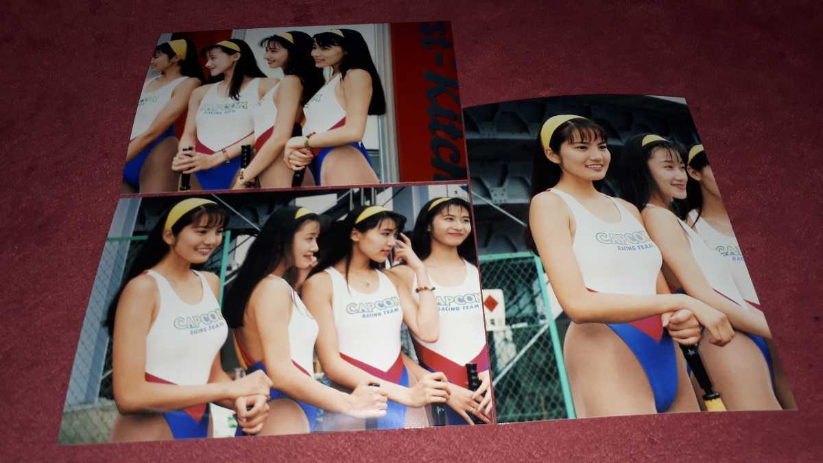 レースクイーン 写真 Lサイズ 50枚 ハイレグ CAPCOM 鈴木智子 ほか