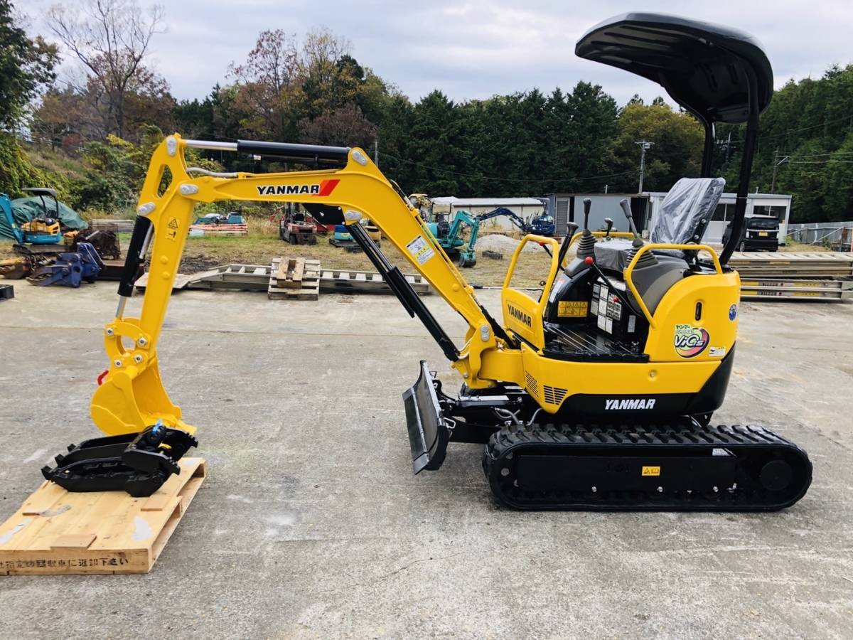 ヤンマー　Vio15　1.5t　ユンボ　建設機械　重機 ヤンマー☆YAMMAR☆VIO15-2☆倍速☆マルチ☆可変脚☆1470時間⁄