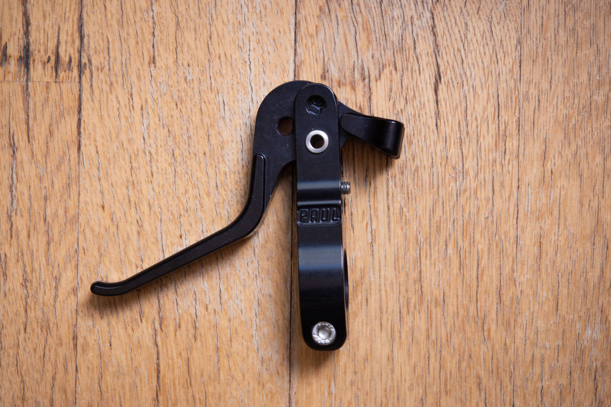 【目立った傷や汚れなし】PAUL duplex lever (black) 二本引き ブレーキレバー bluelug ブルーラグ