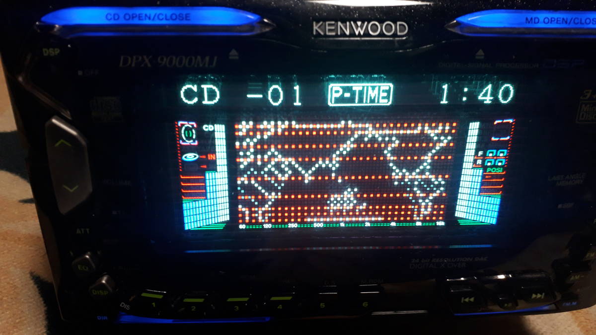 KENWOOD DPX-9000MJ CD MD ヘッドユニット ジャンク品 KENWOOD