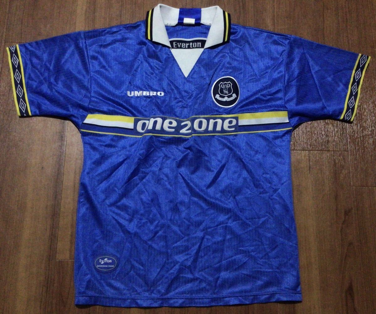 やや傷や汚れあり】アンブロ☆エヴァートンFC 1998-99シーズン