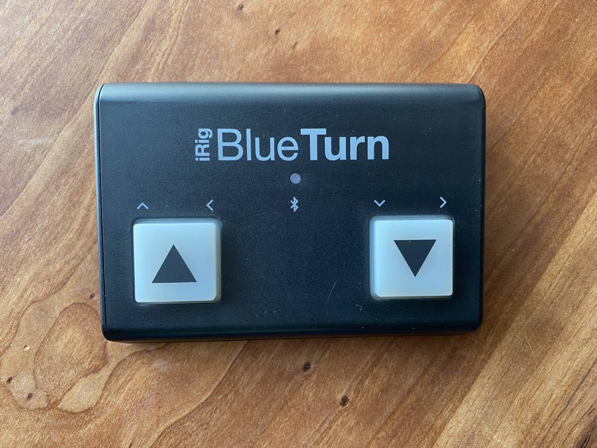 Blue Turn 譜めくり ペダル（やや傷や汚れあり】【送料無料】IK