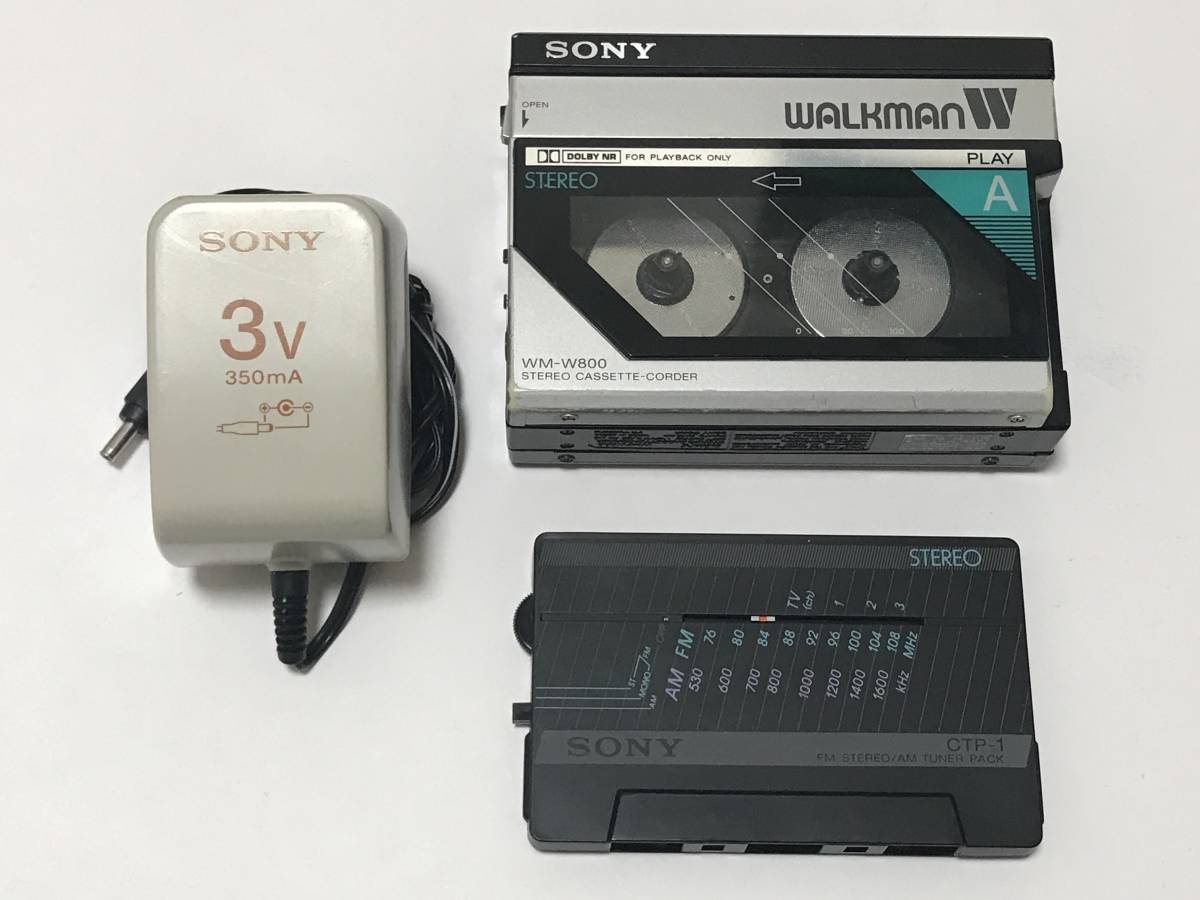 SONY WM-W800 ダブルカセットウォークマン 希少 ジャンク 貴重 やや傷