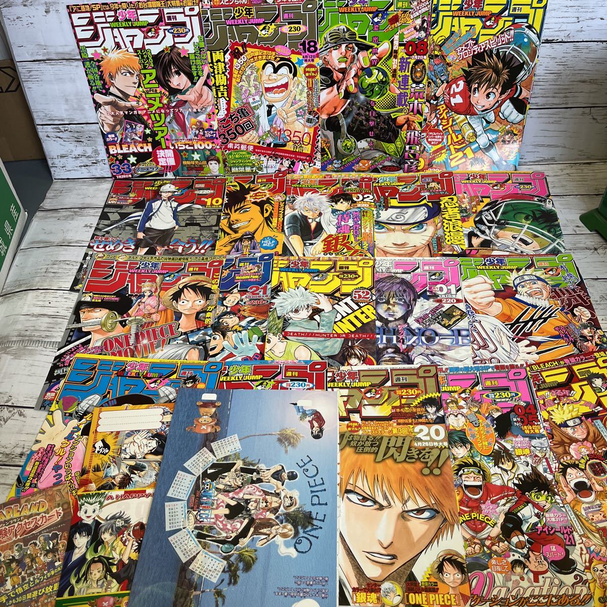 目立った傷や汚れなし Z434 週刊少年ジャンプ 表紙のみ 切り抜き ワンピース ナルト ジョジョ テニスの王子様 ブリーチ ハンターハンター デスノート の落札情報詳細 ヤフオク落札価格情報 オークフリー スマートフォン版