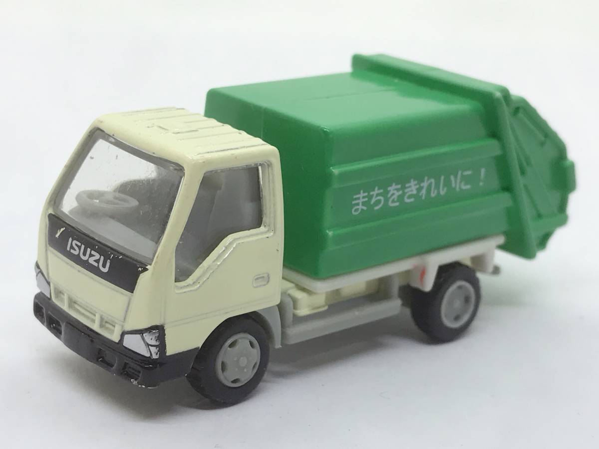 やや傷や汚れあり】けB9☆EPOCH エポック ミニカー いすゞ エルフ 清掃