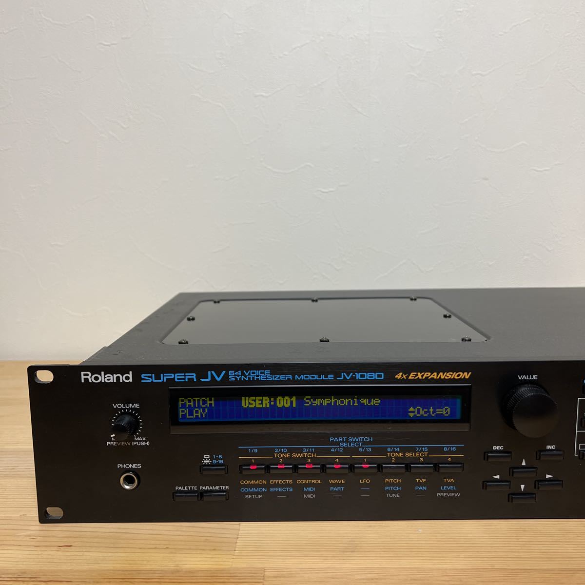 Roland JV-1080 4x 音源モジュール 拡張ボード4枚搭載（Roland 堅 JV 