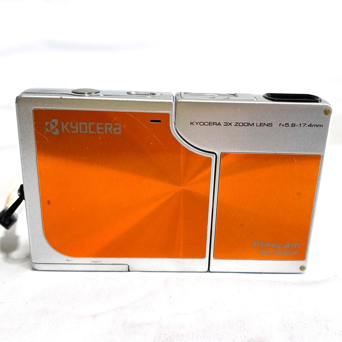 希少】KYOCERA Finecam SL300R オレンジボディ