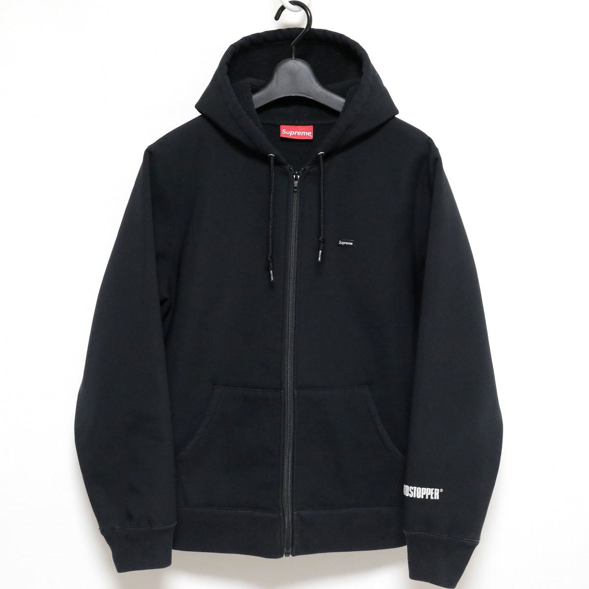 Supreme WINDSTOPPER Zip Up Hooded Sweatshirt パーカー Sサイズ お値打ち品 Supreme☆WINDSTOPPER Hooded Sweatshirt☆L黒 パーカー
