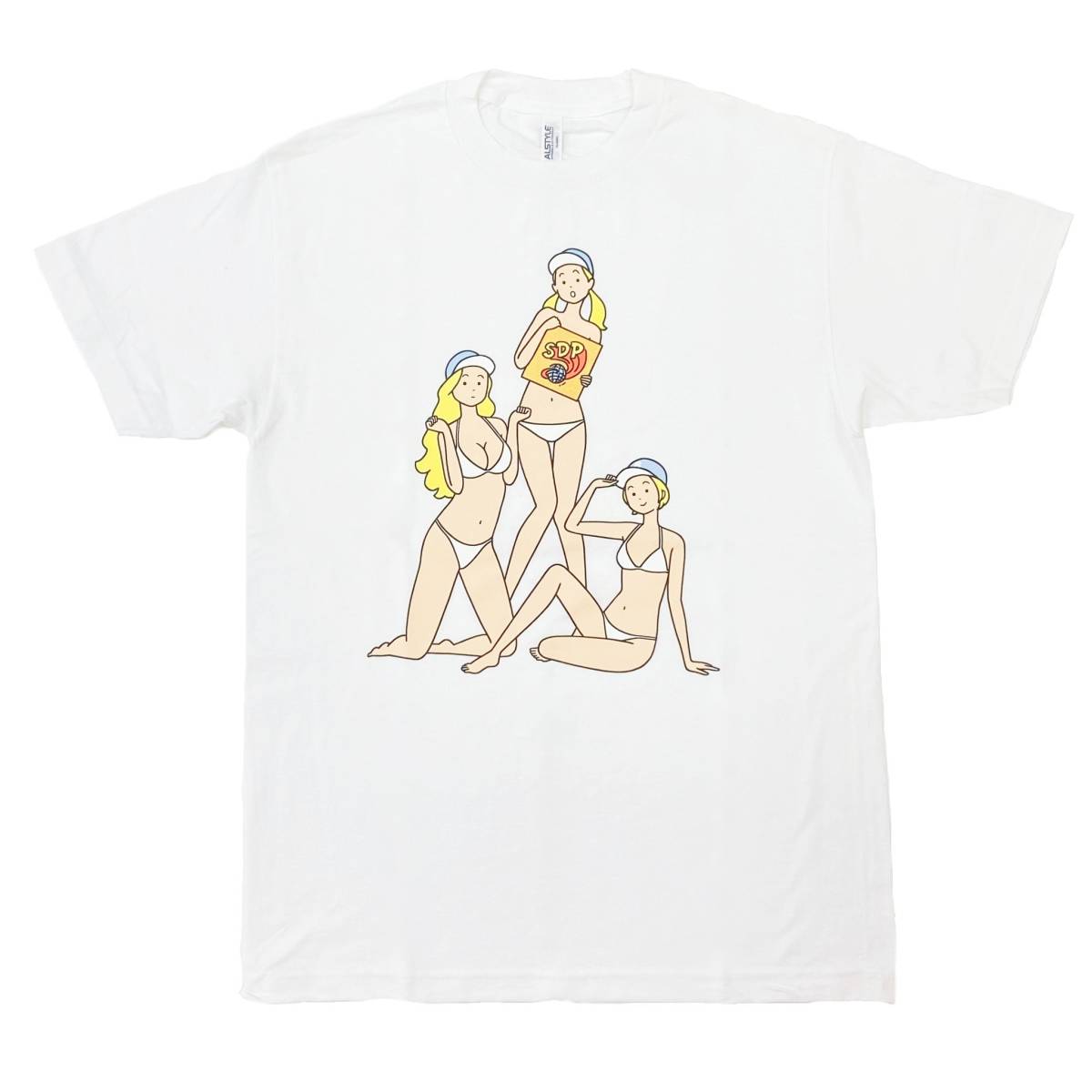 未使用】スチャダラパー ゆたんぽ GIRLS Tシャツ 白根ゆたんぽの落札