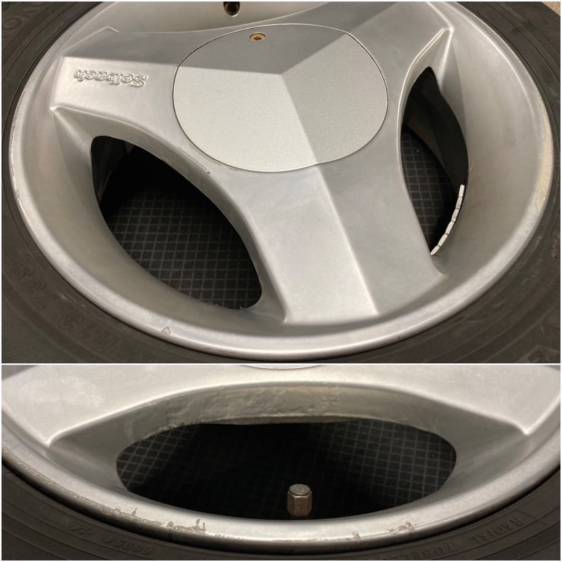 傷や汚れあり】セルバッハ R13 5J+45 4穴 マルチ PCD M12 ハブ67 13