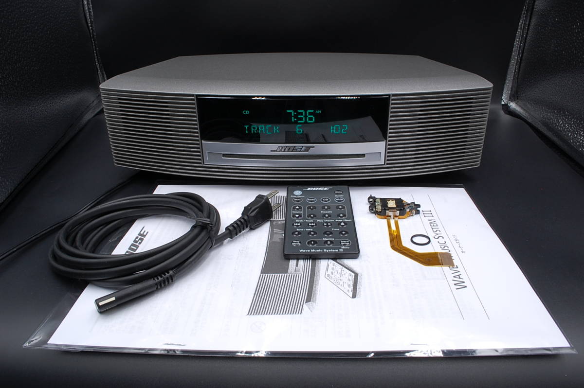 新品即決 動作品】BOSE Wave Music System リモコン・取説・電源コード付 ラジオ・コンポ