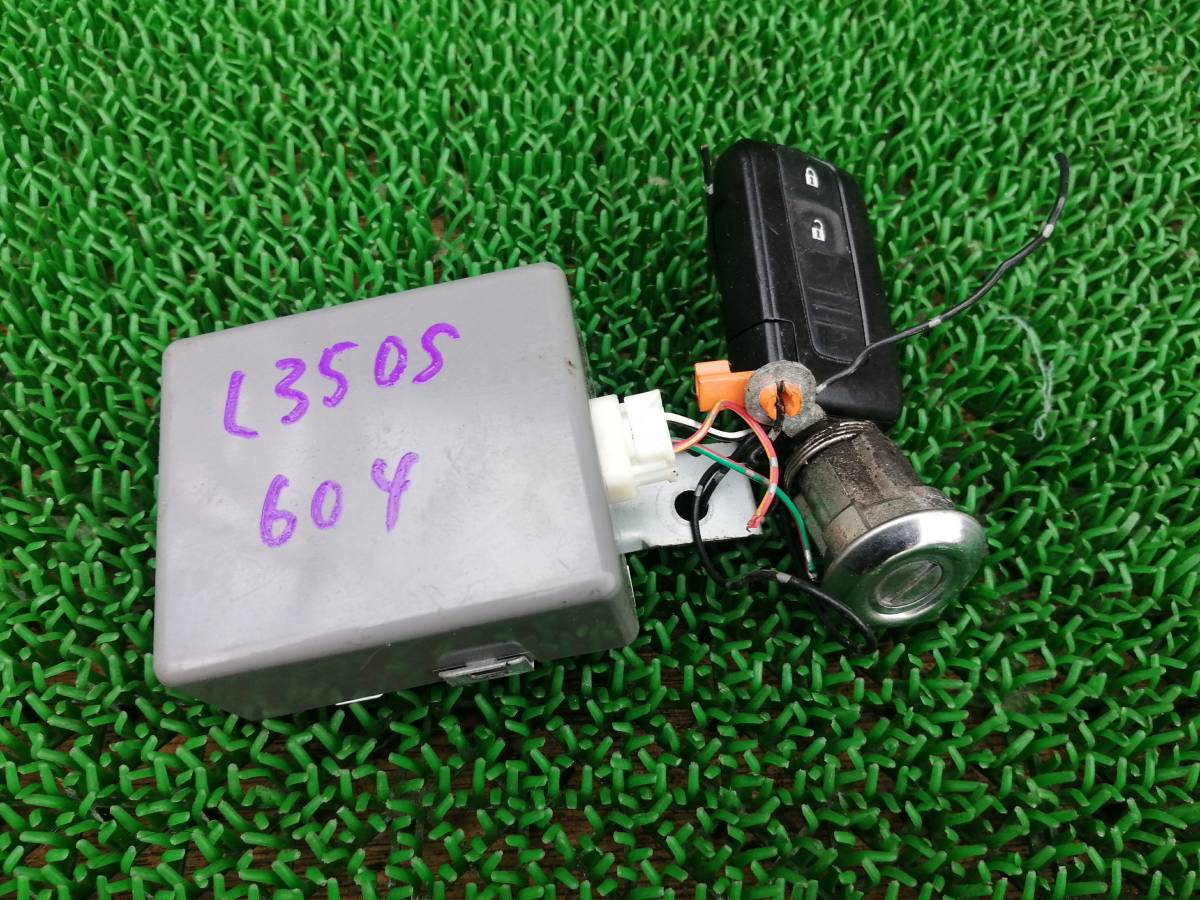 【やや傷や汚れあり】604 ダイハツ タント カスタム L350S L360S キーレスレシーバー スマートキー セット 受信機 ユニット 全国送料520円の落札情報詳細 ヤフオク落札価格