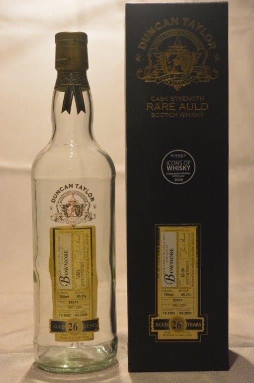 ボウモア1968 37y 空瓶 高価