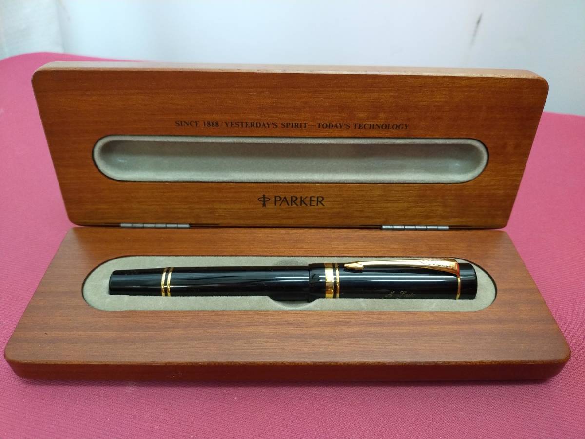 PARKER Duofold Centennial パーカー デュオフォールドセンテニアル 正規品が激安通販 パーカー デュオフォールド センテニアル 18F マーブルブルー ケース有 筆記具