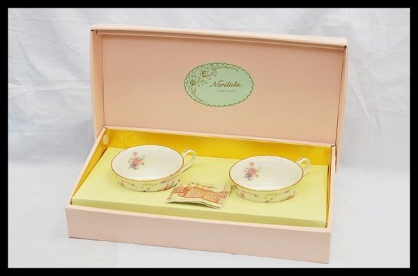 元箱 未使用】Noritake ノリタケ ハナリンス 長角皿揃い 5枚セット