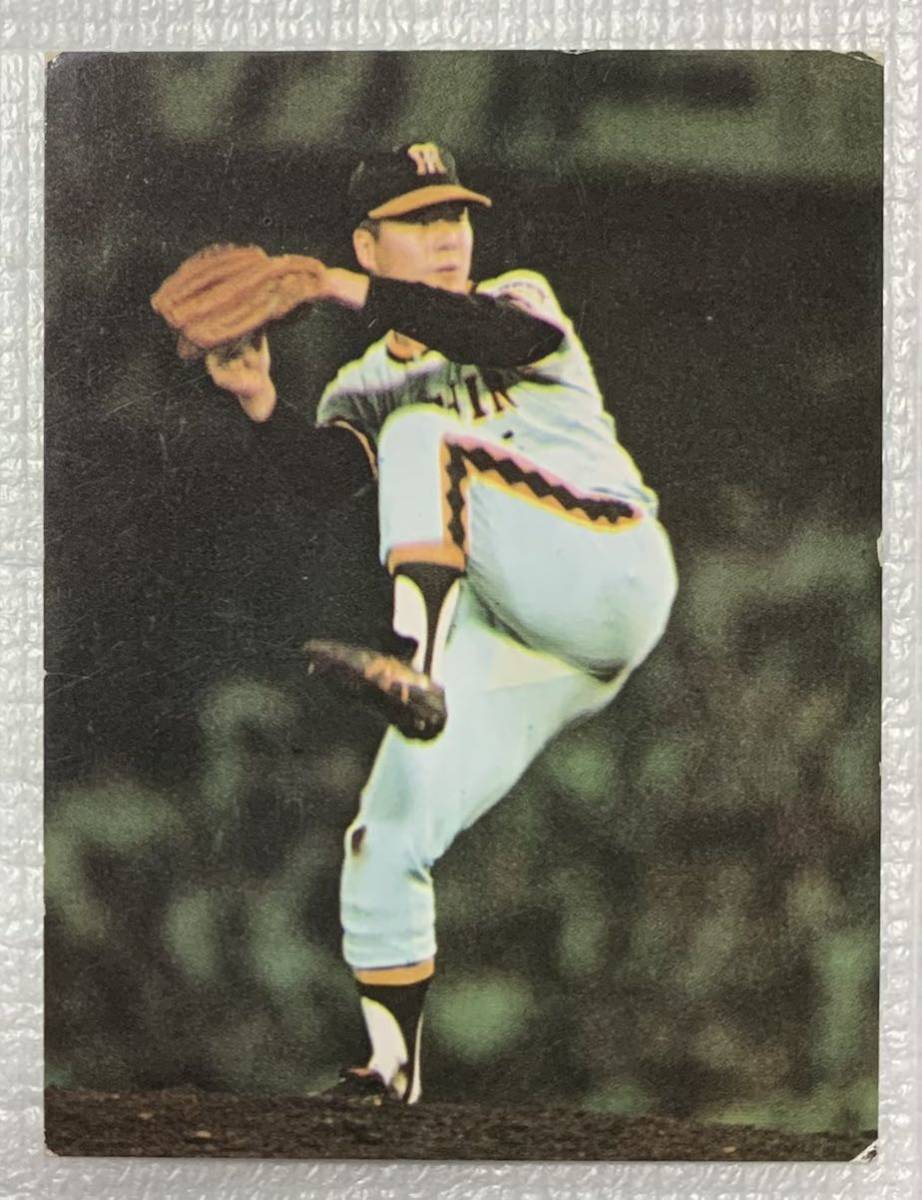 やや傷や汚れあり】カルビー プロ野球カード 1977 77 谷村智啓 阪神