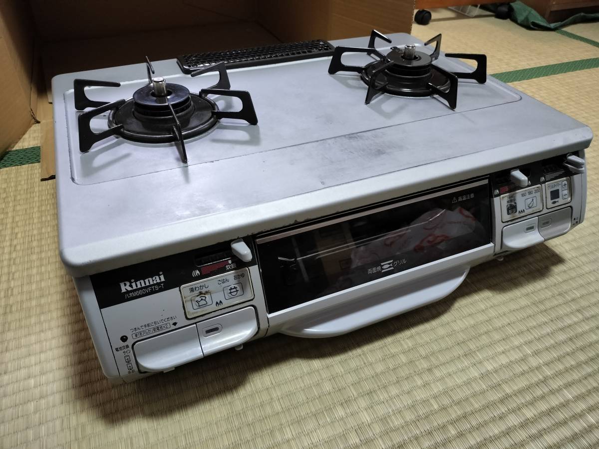 リンナイRTS－M660VFS-TL LPガス用 ガスコンロ 中古品 2012年製