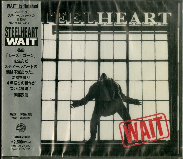 未使用】D00139322/CD/スチールハート(STEELHEART)「Wait (1996年