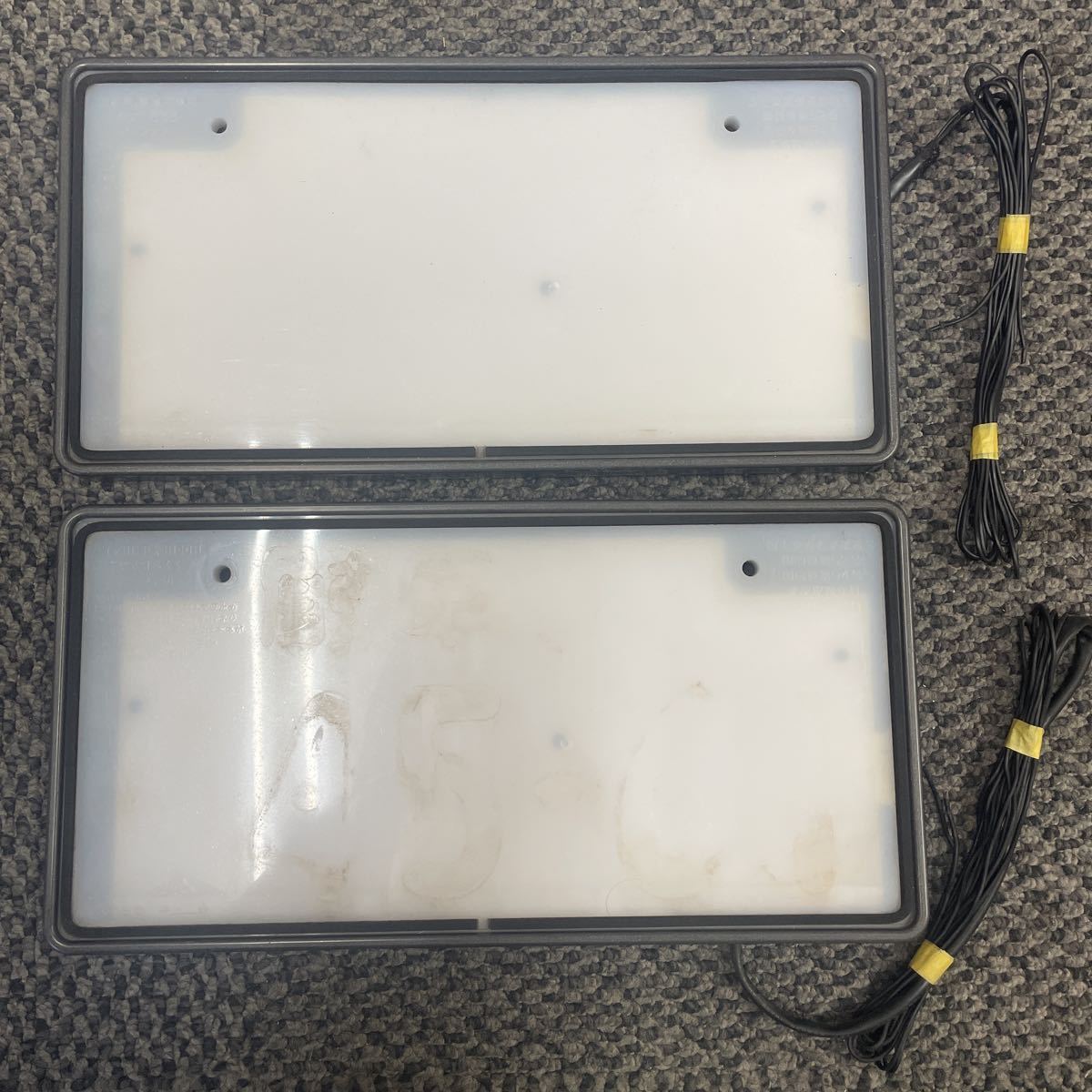 即決 井上工業 LED パーフェクト ecoⅡ 字光式 ナンバープレート 1枚