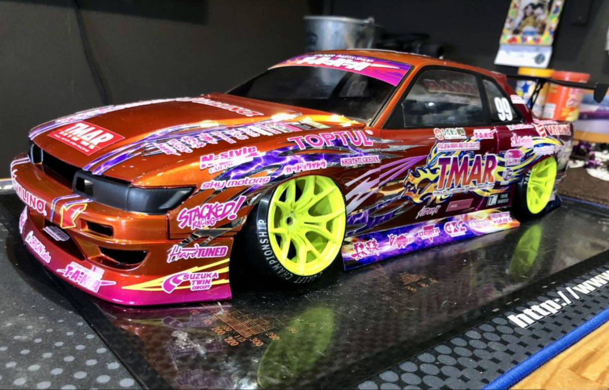 アディクション D-MAX S13 中村直樹選手仕様 製作済ラジコンボディ