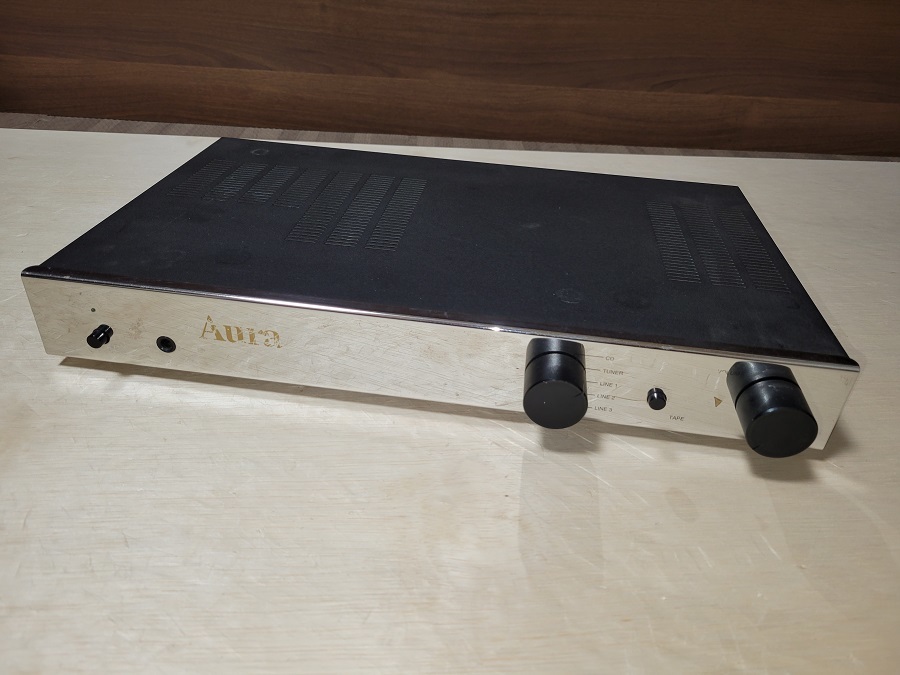 □Aura VA-80 プリメインアンプ ブラッククローム仕様 オーラ7周年記念