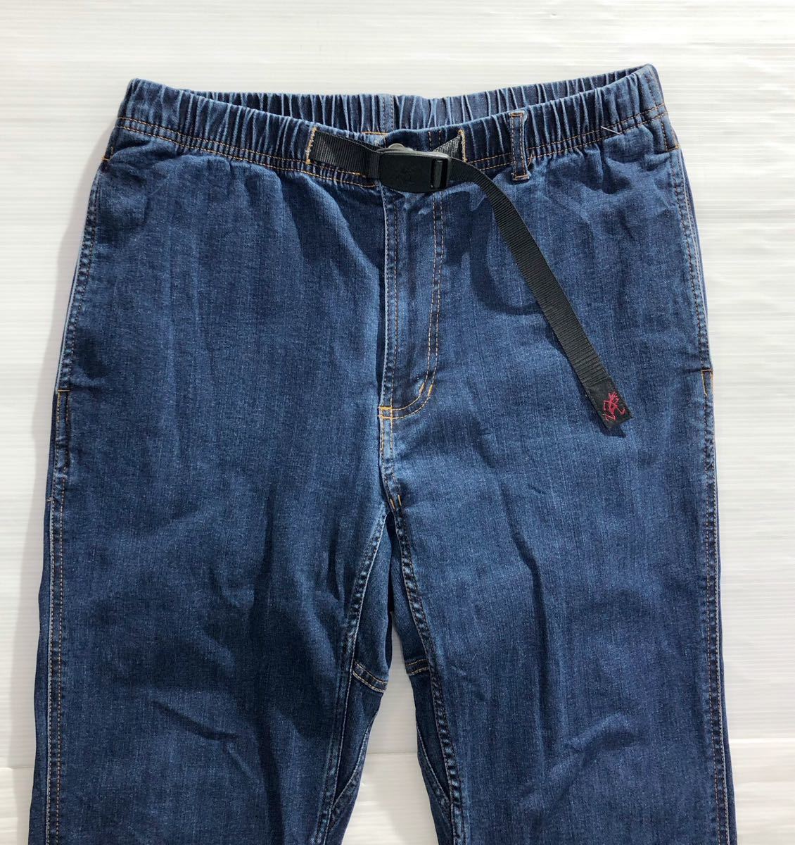 【未使用に近い】GRAMICCI デニム パンツ ジーンズ クライミングパンツ ベイカーパンツ XSサイズ メンズ レディース ボトムの落札