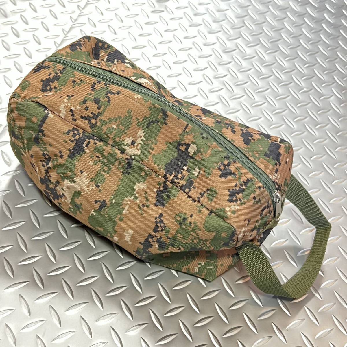 ①放出品 実物 SAW ポーチ ウッドランド M249
