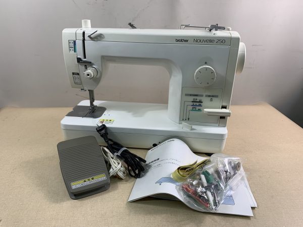 ブラザー Nouvelle250 TA631 本縫い直線職業用ミシン☆整備調整