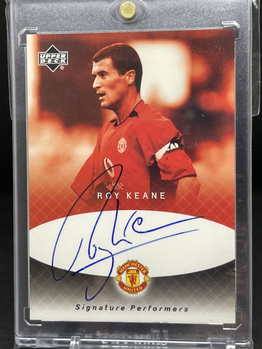 【目立った傷や汚れなし】★Roy Keane 2002 Upper Deck Manchester United Signature Auto