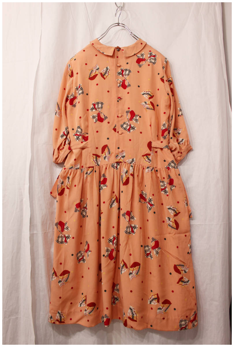 1477 PINK HOUSE＊ピンクハウス＊カネコイサオ ロゴ入りワンピース 80  