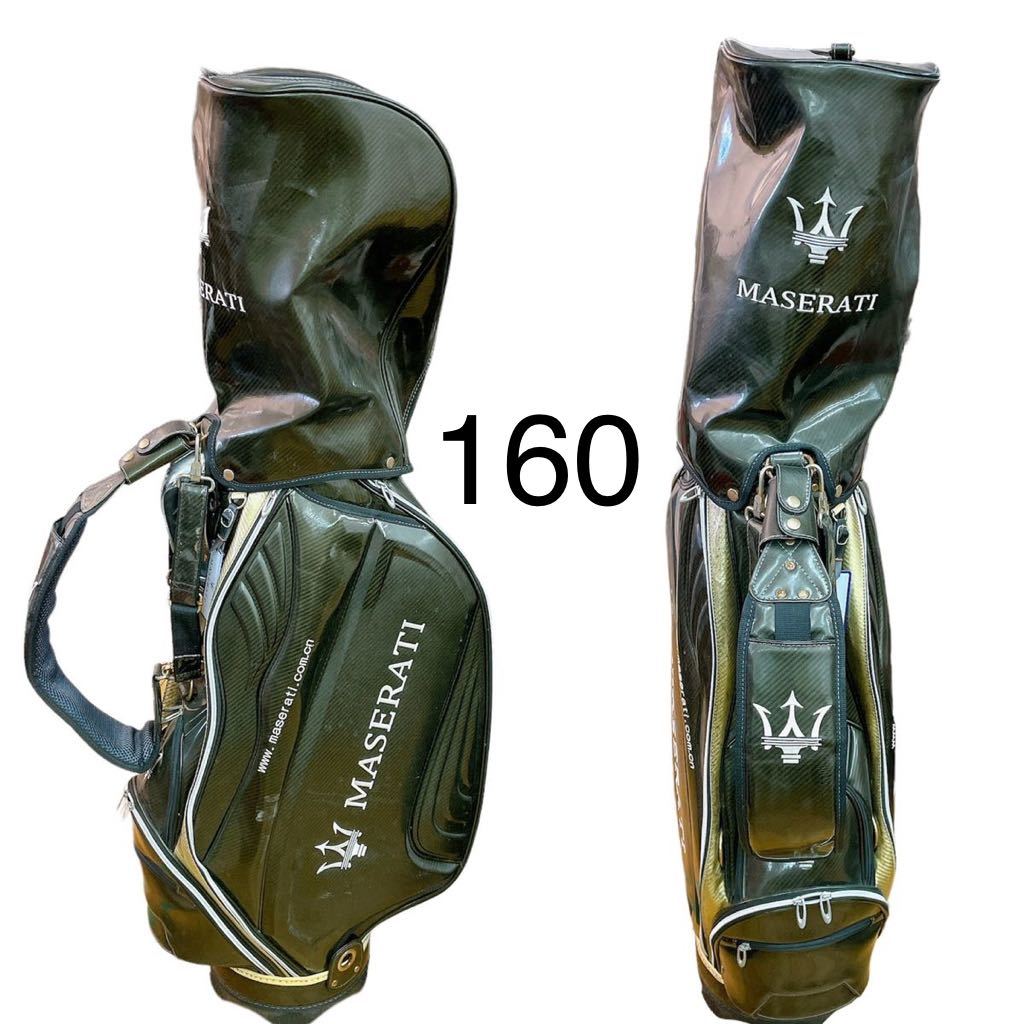 傷や汚れあり】1AA161 MASERATI マセラティ キャディバッグ ゴルフ