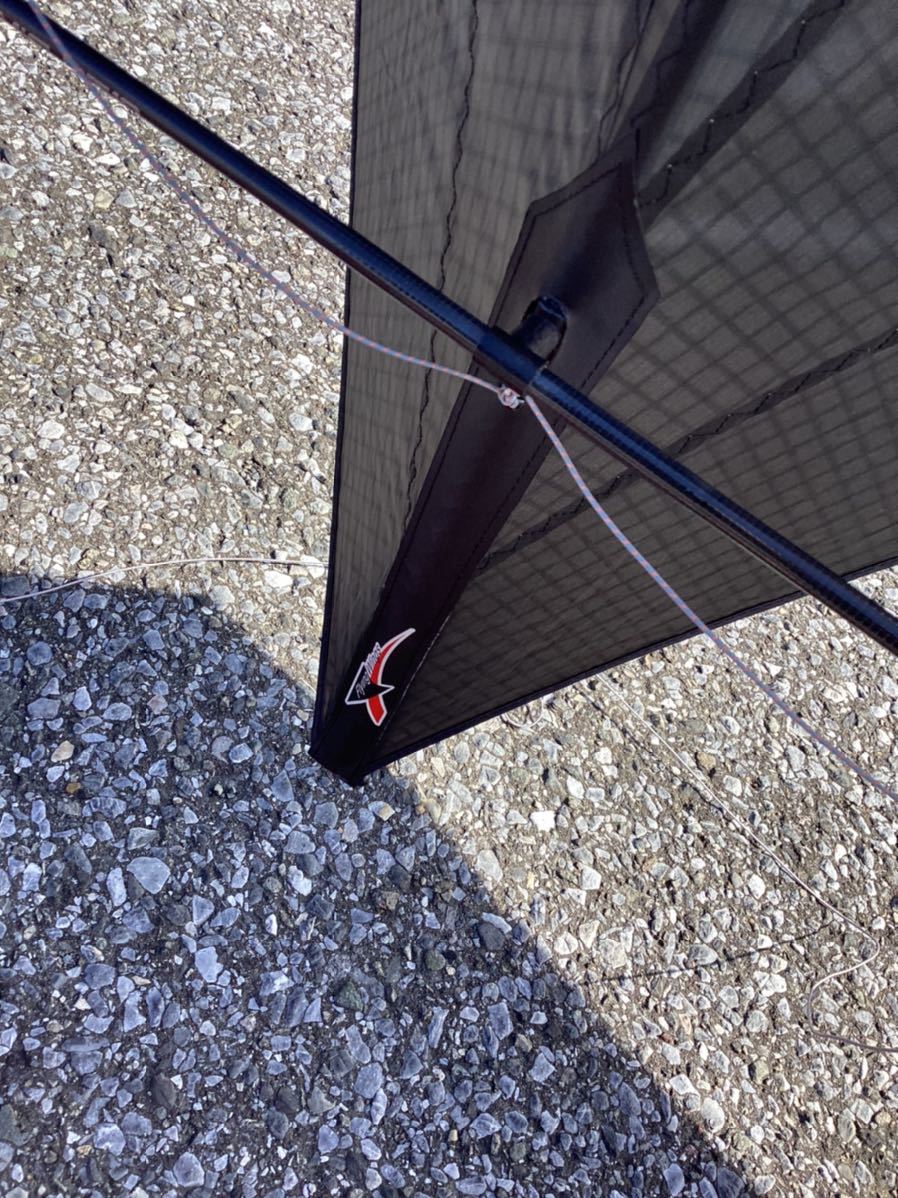 【目立った傷や汚れなし】希少 スポーツカイト Flying Wings 影 shadow 250cm カイト 凧 競技用カイト プロ仕様
