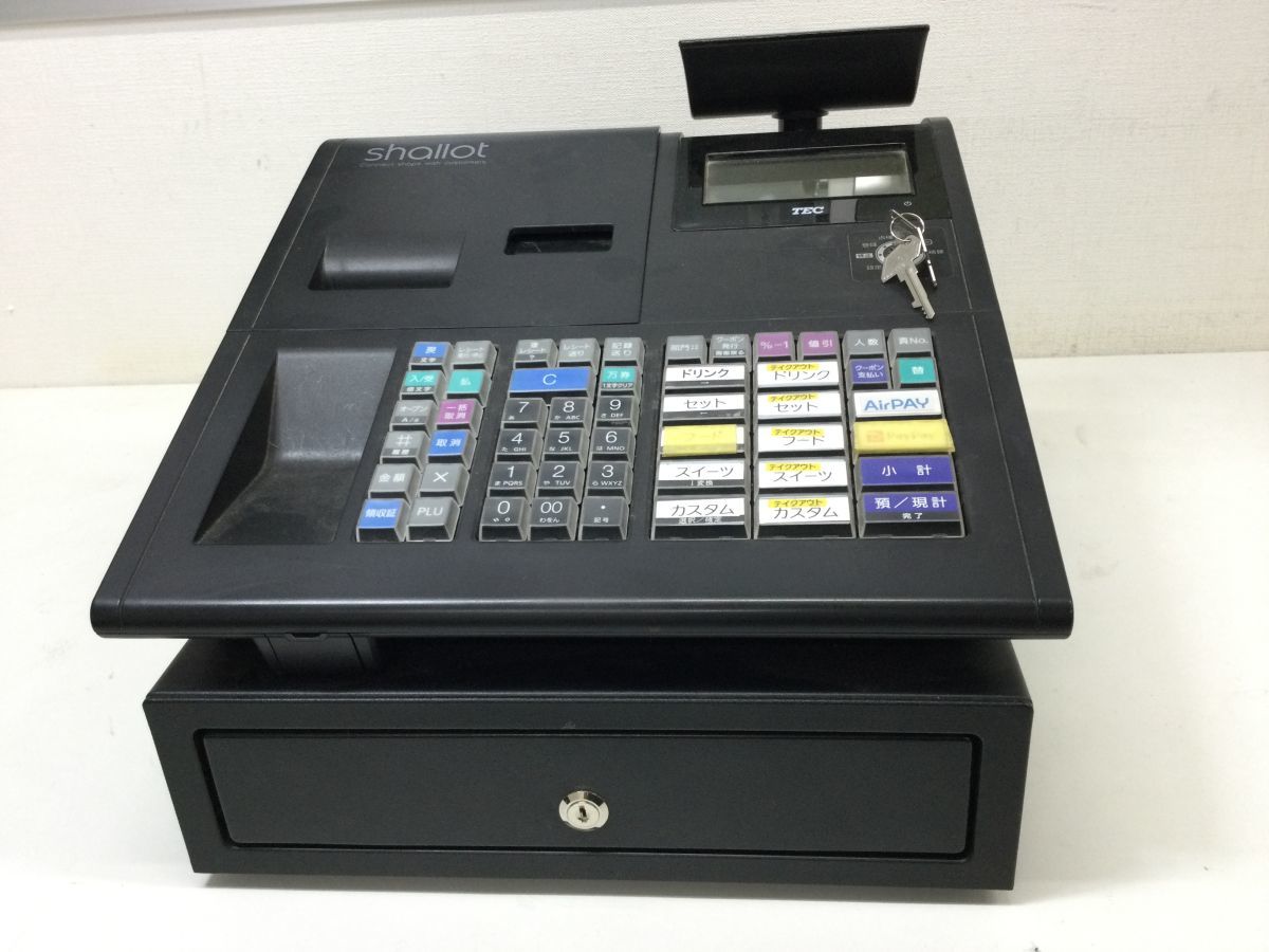 在庫あり］東芝テック レジ レジスター MA-700 ホワイト インボイス