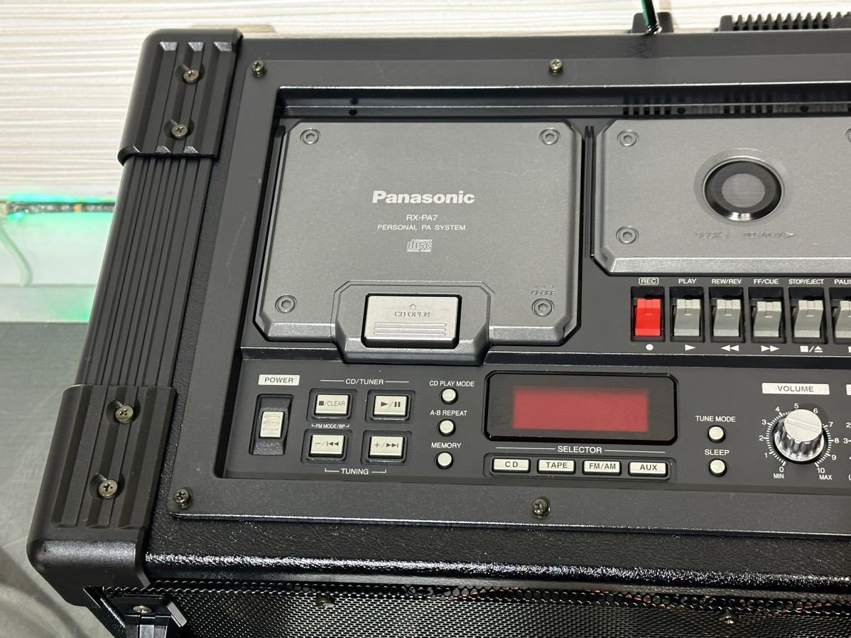 パナソニックRX-PA7ラジカセ内蔵ブルーツゥース変更可能メンテナンス済み動作品 PANASONICパナソニック RX-PA7ラジカセ内蔵ブルーツゥース変更