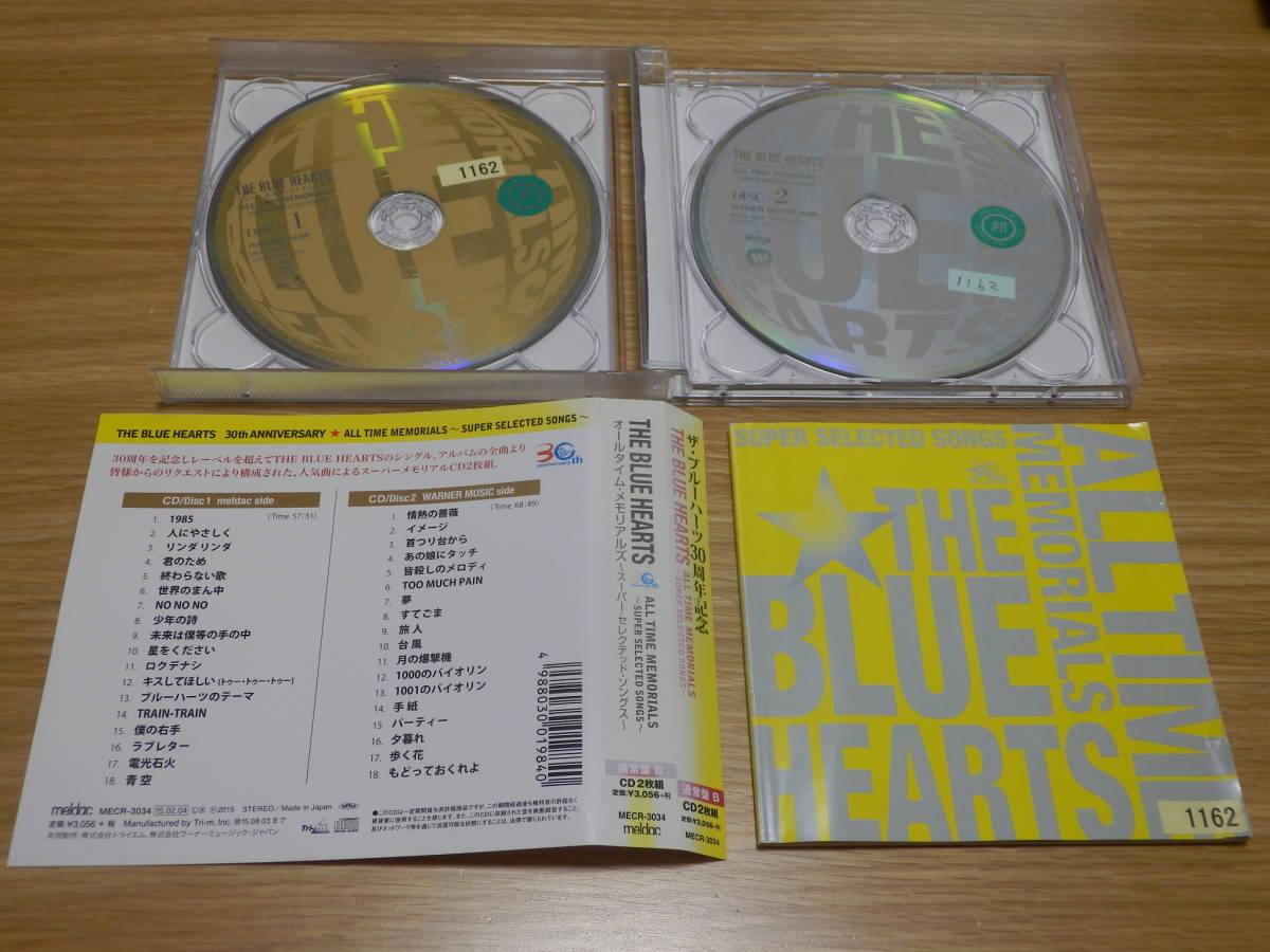 目立った傷や汚れなし】THE BLUE HEARTS CD2枚組「30th ANNIVERSARY