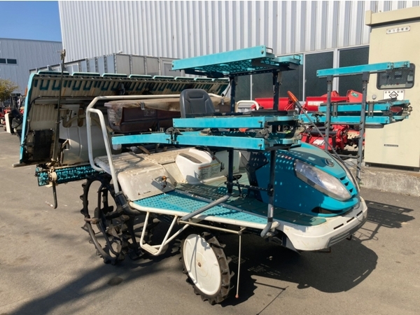 実働！ヤンマー田植機6条 施肥機能付き 除草剤粒剤散布機 田植え